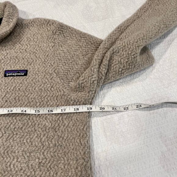 Patagonia woolyester tan brown pullover S men - Picture 3 of 7